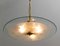 Mid-Century Brass and Glass Church Chandelier by Pietro Chiesa for Fontana Arte, 1940s, Image 2
