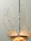 Lámpara de araña Mid-Century moderna de cristal de Murano de Ercole Barovier para Barovier & Toso, años 40, Imagen 5