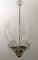 Lámpara de araña Mid-Century moderna de cristal de Murano de Ercole Barovier para Barovier & Toso, años 40, Imagen 4