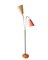 Swedish Teak Floor Lamp, 1950s, Image 3