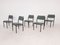 Vintage Metal Stacking Chairs attributed to Gijs Van Der Sluis for Van Der Sluis Stalen, 1960s, Set of 5, Image 2