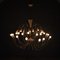 Große 30-Leuchten Deckenlampe von Oscar Torlasco, 1950er 13