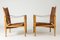 Safari Lounge Chairs by Kaare Klint for Rud. Rasmussen, 1960s, Set de 2 3