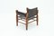Mid-Century Scandinavian Leather Safari Lounge Chair, 1960s 6