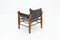 Mid-Century Scandinavian Leather Safari Lounge Chair, 1960s, Image 6