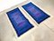 German Pure Wool Abstract Graphic Art Rugs from Gilde, 1960s, Set of 2 2