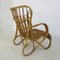 Vintage Rattan and Bamboo Easy Chair from Rohé Noordwolde, 1950s 5