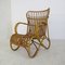 Vintage Rattan and Bamboo Easy Chair from Rohé Noordwolde, 1950s, Image 3