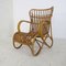 Vintage Rattan and Bamboo Easy Chair from Rohé Noordwolde, 1950s 1