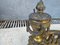 Louis XVI Style Gilt Bronze Fireplace Andiron, Image 13