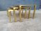 Brass Nesting Tables, 1970s 8