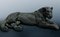 Leone nero lucido in poliresina di Zenza Art & Deco, Immagine 2