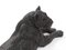 Leone nero lucido in poliresina di Zenza Art & Deco, Immagine 4