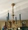 Directoire Solid Gilt Bronze Chandelier from Lucien Gau, 1960s, Image 4