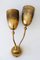 Mid-Century German 2-Arm Sconces, 1950s, Set of 2 12