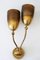 Mid-Century German 2-Arm Sconces, 1950s, Set of 2 1