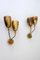 Mid-Century German 2-Arm Sconces, 1950s, Set of 2 6