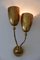 Mid-Century German 2-Arm Sconces, 1950s, Set of 2 13