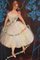 Mid-Century Painting of the Ballerina étoile Claude Bessy, 1950s, Image 2