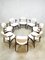 Cowhorn Dining Chairs from Hulmefa Nieuwe Pekela, 1950s, Set of 4, Image 7