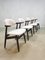 Cowhorn Dining Chairs from Hulmefa Nieuwe Pekela, 1950s, Set of 4, Image 3