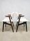 Cowhorn Dining Chairs from Hulmefa Nieuwe Pekela, 1950s, Set of 4 6