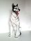 Ceramic Husky Dog Sculpture, 1960s 1