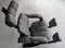 Vintage Leather Duo Balans Lounge Chair by Peter Opsvik for Stokke, 1980s, Immagine 8