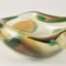 Mid-Century Amber and Green Bowl by Archimede Seguso for Seguso, Image 2