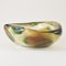 Mid-Century Amber and Green Bowl by Archimede Seguso for Seguso 5