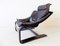 Black Leather Lounge Chair by Åke Fribytter for Nelo Möbel, 1970s, Image 14