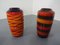 Large Fat Lava Ceramic Vases from Scheurich, 1970s, Set of 2 1