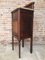Art Nouveau Walnut and Marble Top Nightstand 15