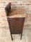 Art Nouveau Walnut and Marble Top Nightstand 9