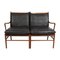 Rosewood Model OW149-2 Colonial 2-Seat Sofa by Ole Wanscher for P. Jeppesens Møbelfabrik, 1960s 10