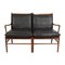 Rosewood Model OW149-2 Colonial 2-Seat Sofa by Ole Wanscher for P. Jeppesens Møbelfabrik, 1960s, Image 10