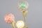 Florale Vintage Hollywood Regency Stehlampe aus Messing 14