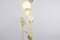 Lampadaire Hollywood Regency Vintage Floral en Laiton 17