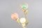 Florale Vintage Hollywood Regency Stehlampe aus Messing 15