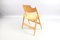 Beech Model SE18 Folding Chair by Egon Eiermann for Wilde+Spieth, 1960s 2