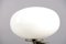 Mid-Century Chromium and Oval Opaline Glass Shade Table Lamp from De Nieuwe Honsel 16