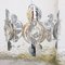 Italienischer Mid-Century Kronleuchter aus Chrom und Glas von Gaetano Sciolari für Sciolari, 1966 13