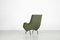 Grüne italienische Mid-Century Kunstleder Sessel, 1950er, 2er Set 6