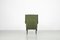 Grüne italienische Mid-Century Kunstleder Sessel, 1950er, 2er Set 9