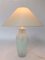 Grandes Lampes de Bureau Vintage en Verre, Set de 2 2