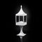 Lanterna Light of Sultan in acciaio bianca di VGnewtrend, Immagine 2