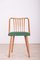 Green Dining Chairs by Antonín Šuman for TON, 1960s, Set of 4 5