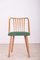 Green Dining Chairs by Antonín Šuman for TON, 1960s, Set of 4, Image 5