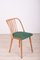 Green Dining Chairs by Antonín Šuman for TON, 1960s, Set of 4, Image 1