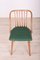 Green Dining Chairs by Antonín Šuman for TON, 1960s, Set of 4 7